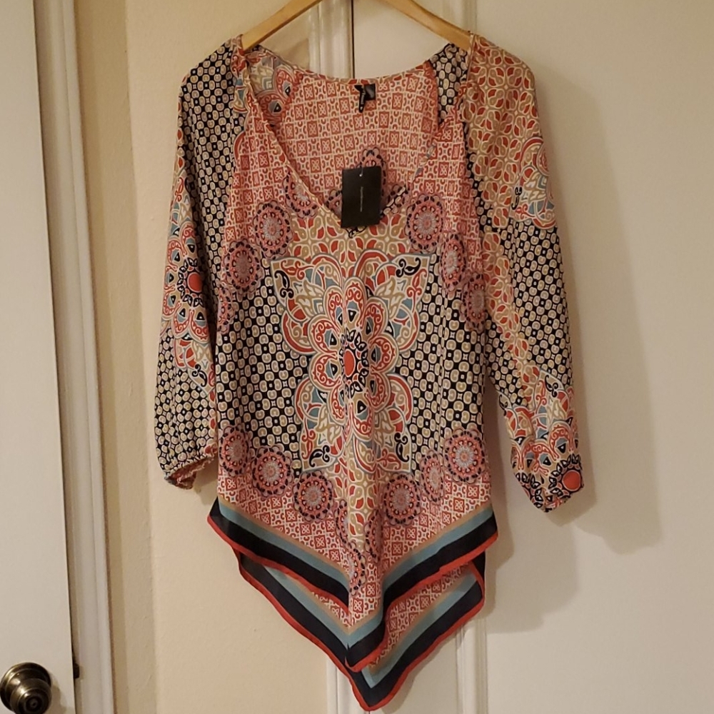 Multi colored blouse (NEW)